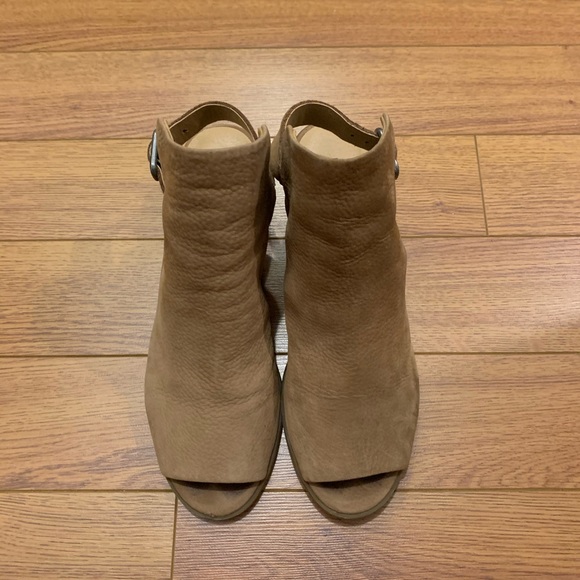 Lucky Brand Peep Toe Booties - Picture 2 of 5